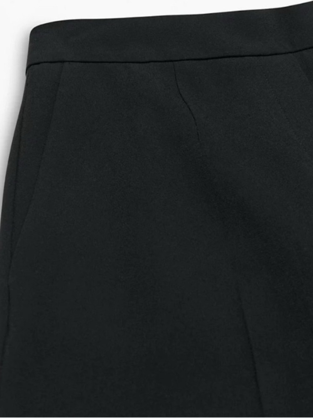 NWT  Aritzia Babaton Black Conan Cropped crepe mid-rise trouser Size 12 - Picture 7 of 9
